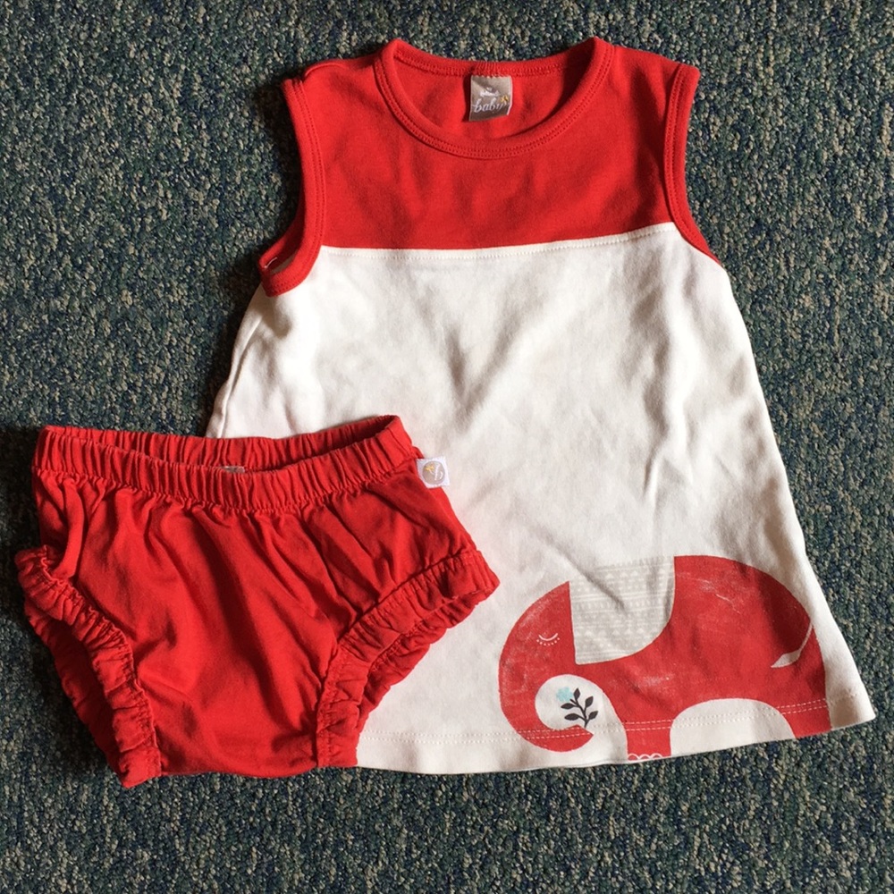 Baby girl’s elephant dress.